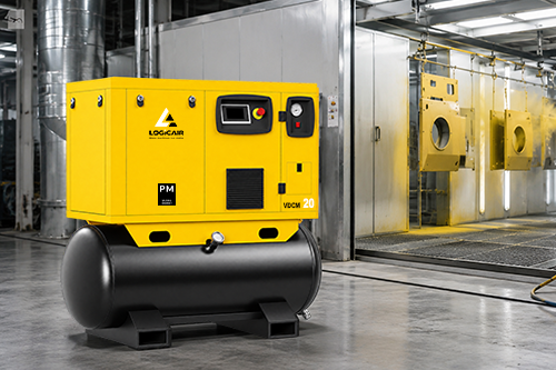 LOGICAIR 4-in-1 screw air compressor for Industrial Painting workshop