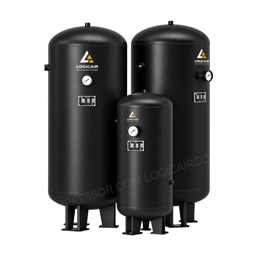 LOGICAIR ASME Certified Air Receiver Tank Industrial Compressed Air Storage`
