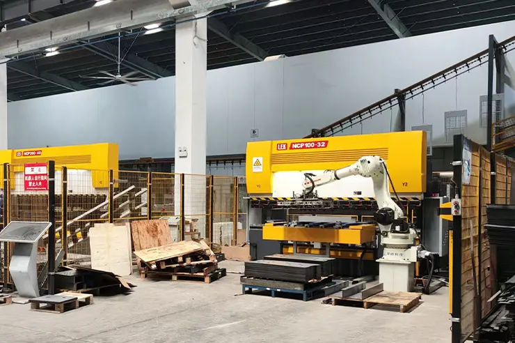 High-precision automated sheet metal workshop for air compressor manufacturing