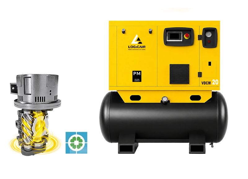 LOGICAIR high-efficiency screw air-end for screw air compressor