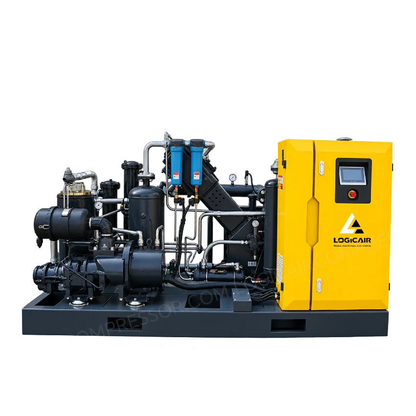high pressure air compressor used in PET bottle blowing pressure testing