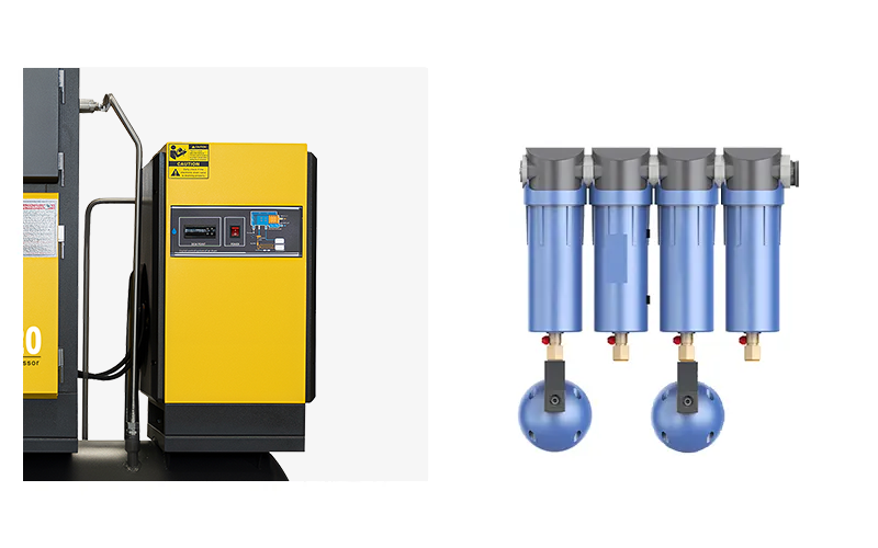 LOGICAIR laser cutting air compressor line filter system